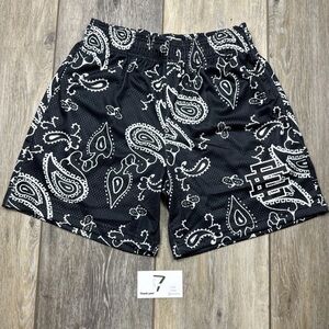 Eric Emanuel black paisley shorts